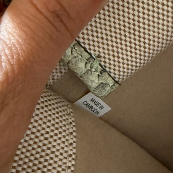 NWT Tory Burch blake canvas embossed small tote 163053 - Picture 10 of 14